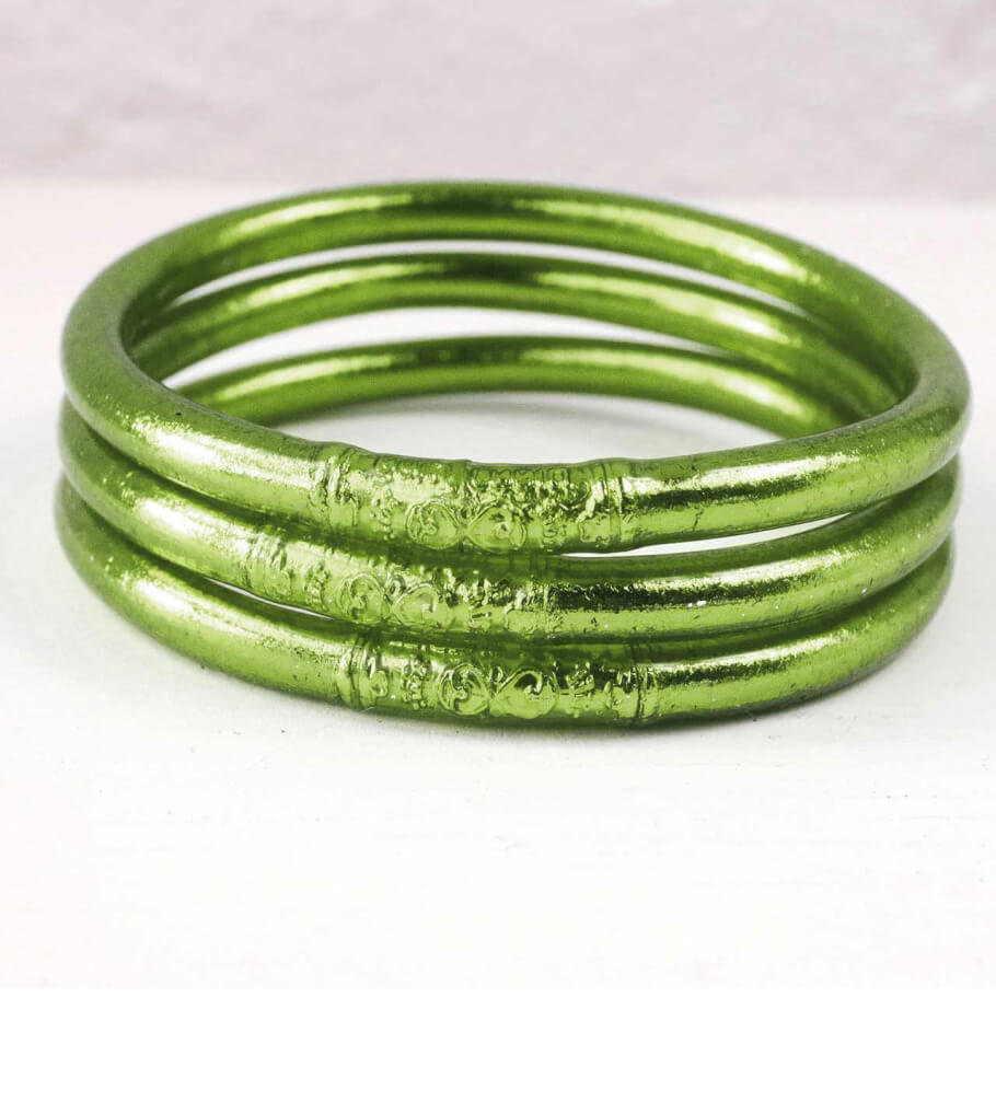 PULSERA PAN DE ORO VERDE BANANA