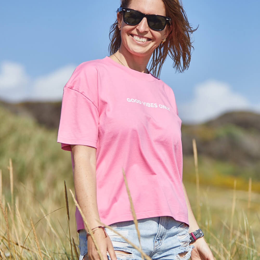 CAMISETA CHICA URBAN GOOD VIBES ONLY