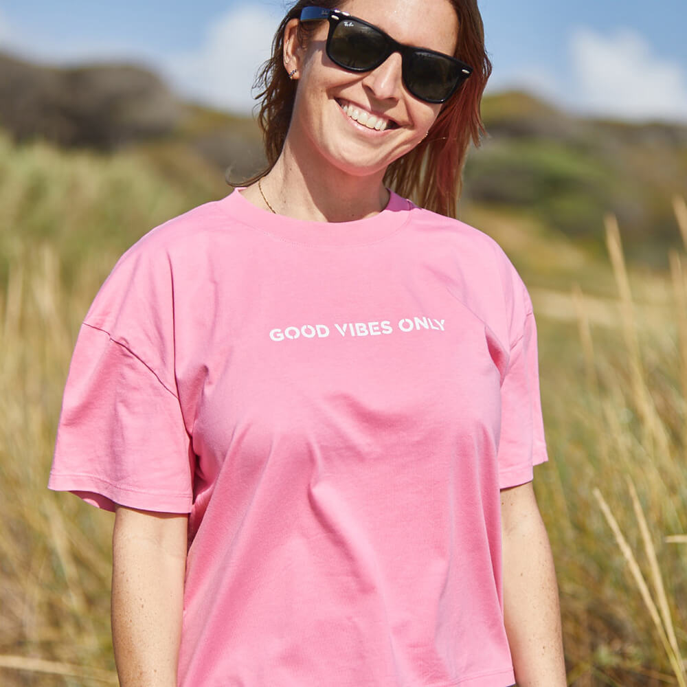 CAMISETA CHICA URBAN GOOD VIBES ONLY