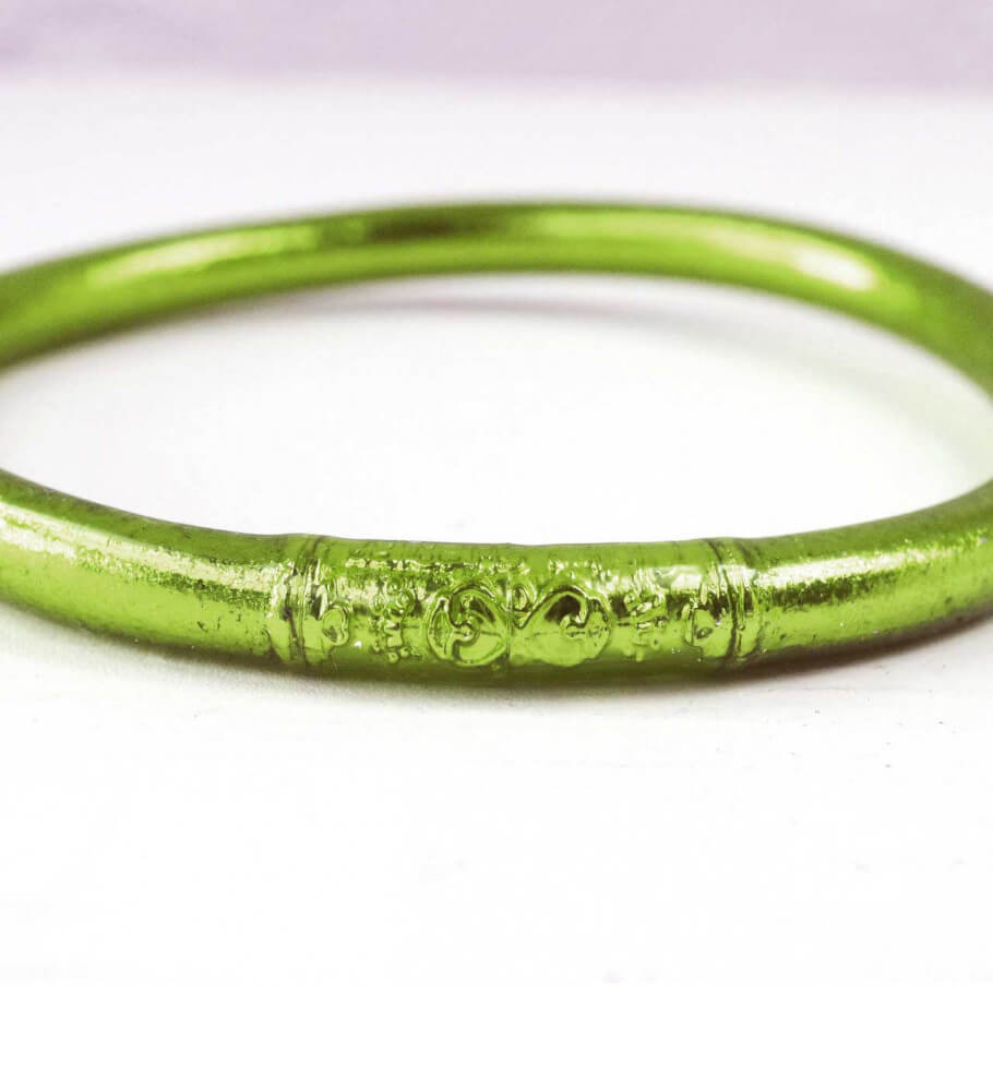 PULSERA PAN DE ORO VERDE BANANA