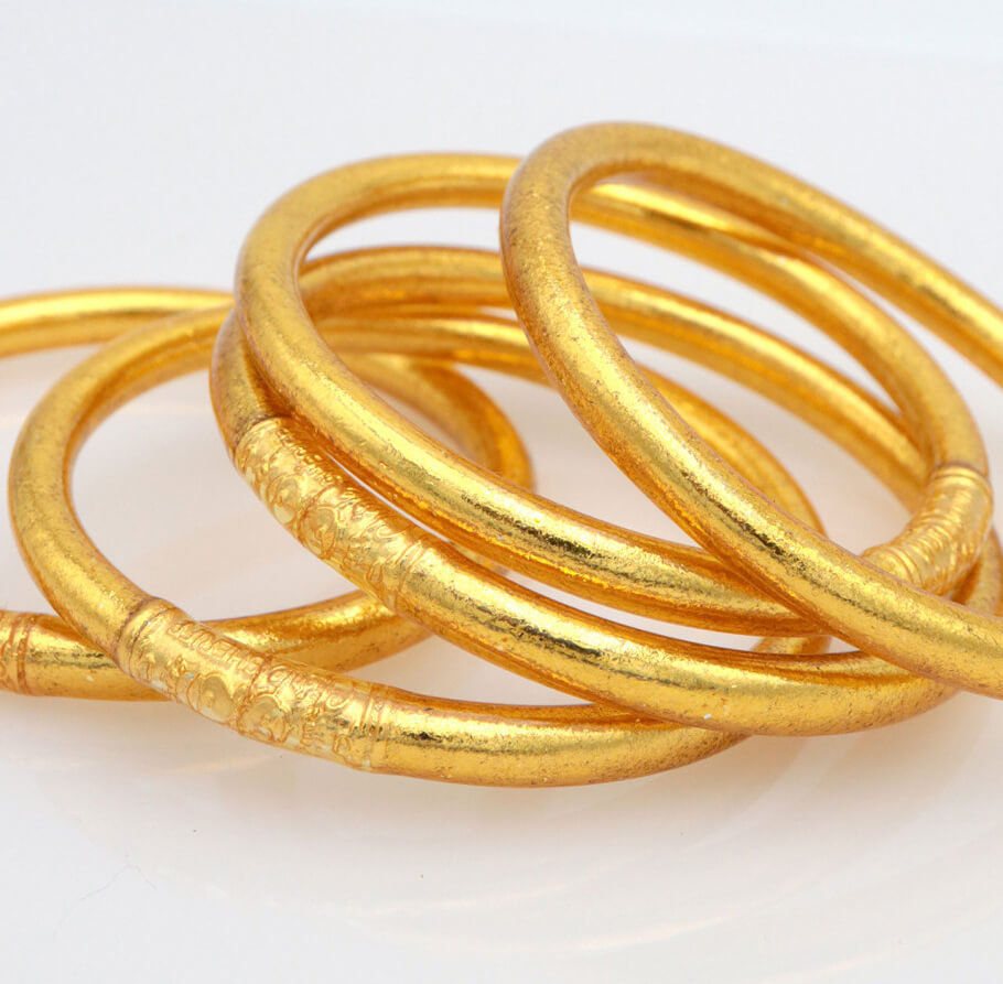 GOLDENES BLATTGOLD-ARMBAND