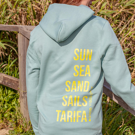 SUDADERA SUN SEA SAND SAILS TARIFA  INFANTIL