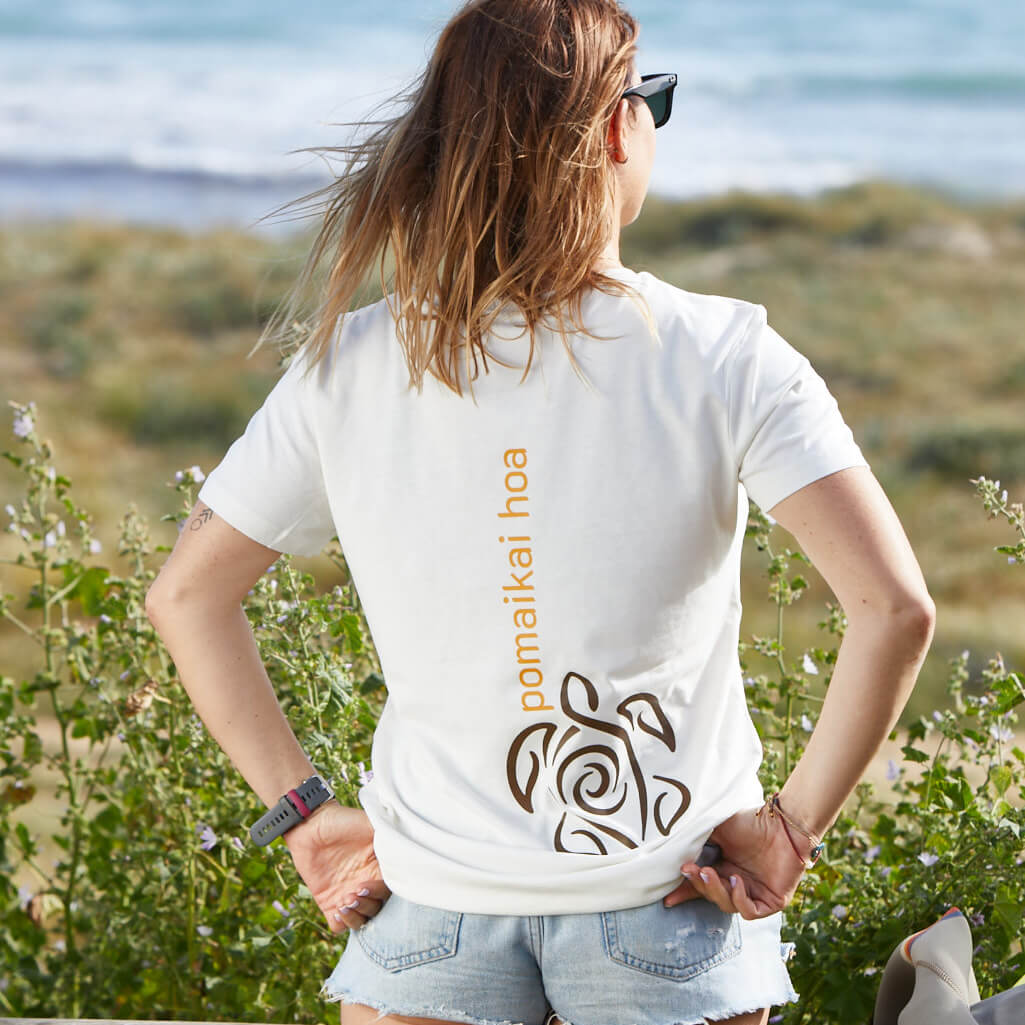 CAMISETA CHICA TORTUGA HAWAIANA